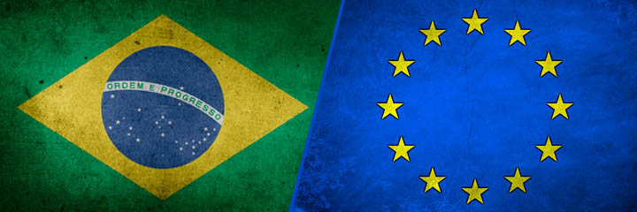 Brasil Europa Banderas